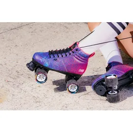CHAYA Rollschuhe "Air Brush" Gr. 36, bunt (blau, pink, schwarz), Inlineskates_Rollschuhe, Kinder, 36 (bis 100 kg), Kunstfaser, Lederimitat