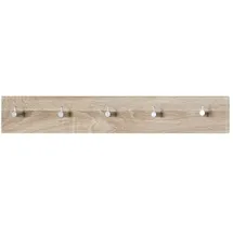 Sconto Wandgarderobe ¦ holzfarben ¦ MDF-Platte,Metall ¦ Maße (cm): B: 57 H: 8 T: 5.0