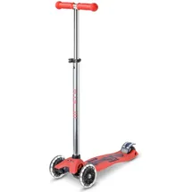 Micro Scooter Maxi Micro Deluxe glow LED rot