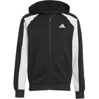 adidas Seasonal Essentials Colorblock Reißverschlusspullover Black S