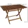 FRG MARACANA Klapptisch 120 x 70 x 74 cm Beige/Braun
