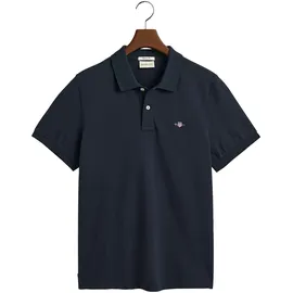 GANT Reg Shield Kurzarm-poloshirt Evening Blue L