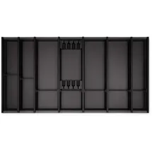 SOTech Cuisio Besteckeinsatz 1000 mm Transluzent-anthrazit Für Blum Legrabox