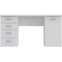 Forte Schreibtisch - weiß ¦ Maße cm B: 145 x 60 x 76.3