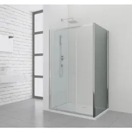 SANOTECHNIK Duschtrennwand »Elite«, B x H: 88 x 195 cm - transparent