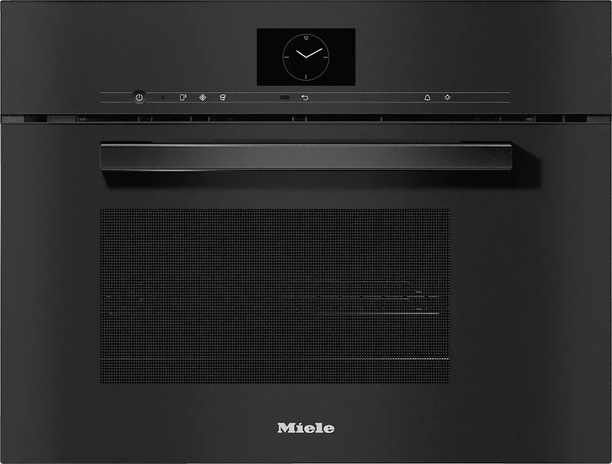 Miele DGM 7640 Dampfgarer mit Mikrowelle Obsidianschwarz