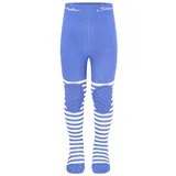 Sterntaler Krabbelstrumpfhose Wal – Baby- und Kinderstrumpfhose mit ABS-Noppen an Knie & Sohle, Innenfrottee, Po-Motiv Wal, besonders weich, Meerblau, Größe 92 - 92