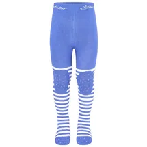 Sterntaler Krabbelstrumpfhose Wal – Baby- und Kinderstrumpfhose mit ABS-Noppen an Knie & Sohle, Innenfrottee, Po-Motiv Wal, besonders weich, Meerblau, Größe 92 - 92