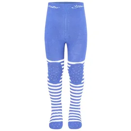 Sterntaler Krabbelstrumpfhose Wal – Baby- und Kinderstrumpfhose mit ABS-Noppen an Knie & Sohle, Innenfrottee, Po-Motiv Wal, besonders weich, Meerblau, Größe 92 - 92