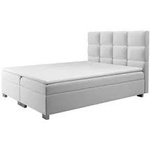 beautysofa Polsterbett Kanada 140x200/160x200/180x200, mit Matratze, 2 Bettkasten grau 140 cm x 216 cm x 116 cm