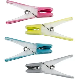 Wenko Wäscheklammern-Set 24-teilig ARROW, Mehrfarbig