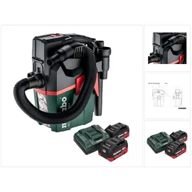 Metabo AS 18 L PC Compact + 2 x 5,5 Ah + Ladegerät