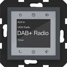 Hager Radio Touch DAB+ anthrazit matt