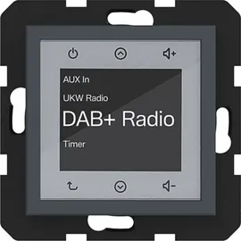 Hager Radio Touch DAB+ anthrazit matt