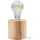 Sollux Lighting Nachttischlampe Holz Braun