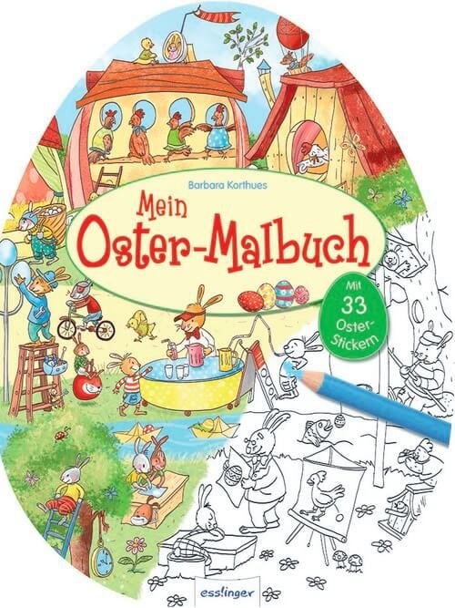 Mein Oster-Malbuch