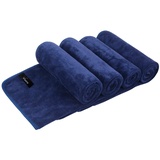 VIVOTE Microfaser Handtuch Sporthandtuch reisehandtuch 40X80 cm, Ultra weich und schnell trocken (Navy blau, 40x80)