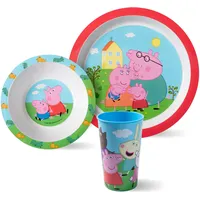 P:os Peppa Pig 3tlg. Frühstücksset PP
