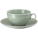 Thomas Porzellan Tasse Loft Colour Moss Green Kombitasse 2tlg., Porzellan