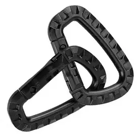 Mil-Tec Karabinerhaken 2 St. Schwarz