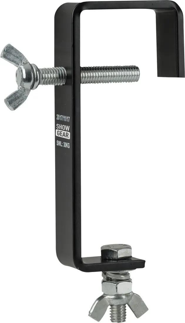 Showgear 50 mm Heavy Duty Pipe Clamp Zulässige Nutzlast: 30 kg - Stahl - Schwarz