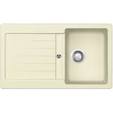 Respekta Einbauspüle Massivgranit Austin 86 cm x 50 cm Vanille