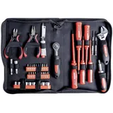 Brüder Mannesmann Werkzeuge Elektronik Tool Kit in Reissverschlusstasche 45-tlg.