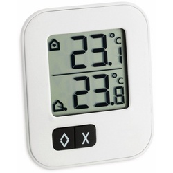 Tfa Badethermometer TFA Innen-/Außenthermometer Moxx, 30.1043.02, weiß