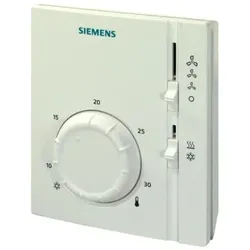 Siemens S55770T225 Elektromechanischer Raumthermostat für 2-Rohr-Ventilatorkonvektoren, Wahlschalter Heizen/Kühlen