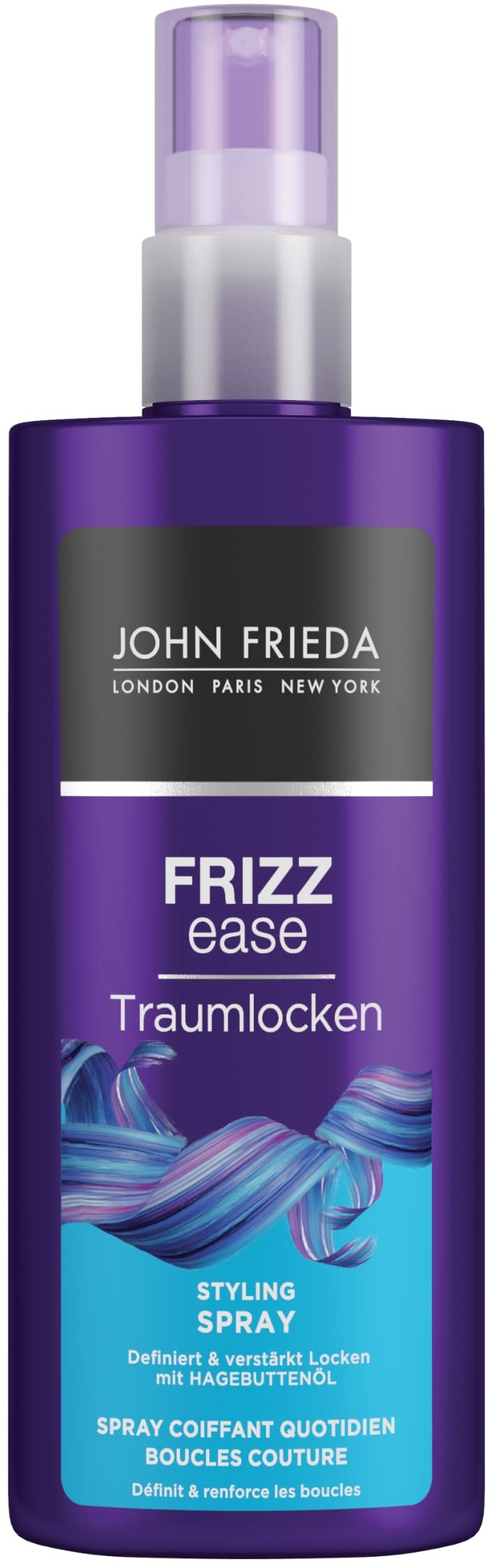 John Frieda Frizz Ease Traumlocken Tägliches Styling Spray - (200 ml) - verleiht natürlichen Locken Form, Elastizität und Sprungkraft