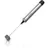 Arendo Stab Milchaufschäumer silber