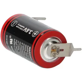 kraftmax Li 3,6V Batterie mit Pins - -/+ LS14250 1/2 AA