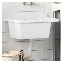 vidaXL Ausgussbecken Wandmontage 60 x 40 x 28 cm