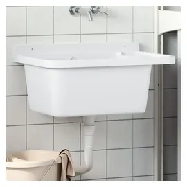 vidaXL Ausgussbecken Wandmontage 60 x 40 x 28 cm