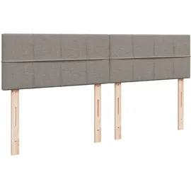vidaXL Boxspringbett 180 x 200 cm Taupe
