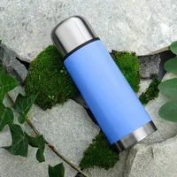 Gräwe Isolierflasche 350 ml Edelstahl Hellblau,