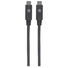 Manhattan USB-C 1 m Schwarz