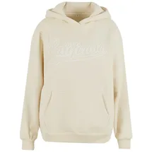 miss tee California Ladies Fluffy Hoody - Beige