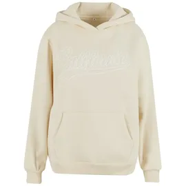 miss tee California Ladies Fluffy Hoody - Beige