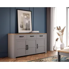 Forte Bohol 166 x 87,2 x 42 cm grau / Weiß