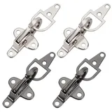 BENECREAT 4 Stück Pullover Swirl Clip Cape Cloak Clips, Cardigan-Kragen-Clips Gunmetal Platinum Hemden Kleider Schals Karabinerverschluss-Clip Für Mantel, Daunenjacke, Nähzubehör