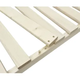 Erst-Holz Extra metallfreier Lattenrost Fichte mit 21 Leisten 100 x 200 cm