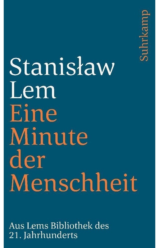 Eine Minute Der Menschheit - Stanislaw Lem  Taschenbuch