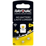 Rayovac x 6 ( 30 ) Rayovac Hearing Aid Batteries Size 10 für Hörgeräte