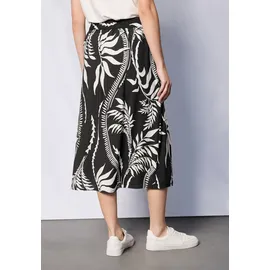 street one studio Maxirock Damen Floral Schwarz 36