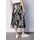 street one studio Maxirock Damen Floral Schwarz 36