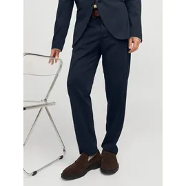 JACK & JONES Anzughose »JPRJAXON Businesshose mit mittlerer Bundhöhe« unifarben, modisch, slim fit, Materialmix