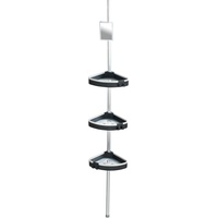 Wenko Teleskop-Duschecke Wave Aluminium,