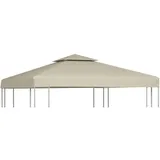 vidaXL Pavillon-Ersatzdach 310 g/m2 Beige 3x3 m