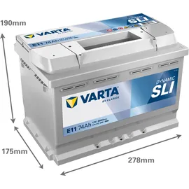 Varta E11 74Ah 12V